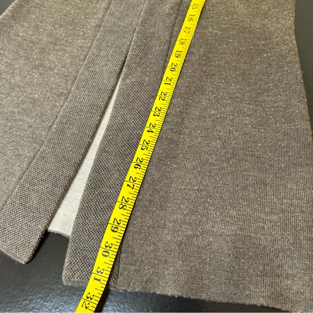 Equestrian Style Brown Wool Blend Sweater with Buckle Latch - Picture 9 of 13